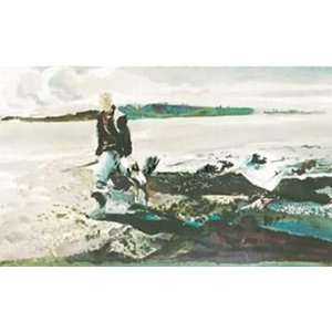  Coot Hunter artist Andrew Wyeth 34x23