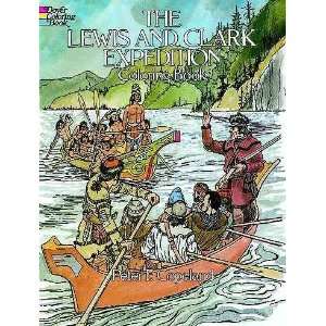  Book[ THE LEWIS AND CLARK EXPEDITION COLORING BOOK ] by Copeland 