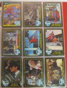 1978 Topps Superman The Movie Complete Trading Card Set Series 1 3 
