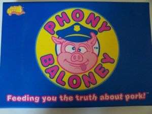 PHONY BALONEY PIGS FIGURES POLICE SET of 7 SERIES 1 NEW  