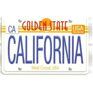  T 529 GOLDEN STATE CALIFORNIA WEST COAST LICENSE PLATE 