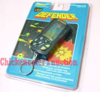 DEFENDER ELECTRONIC ATARI 2600 VIDEO GAME KEYCHAIN *NEW  