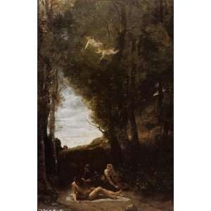 Hand Made Oil Reproduction   Jean Baptiste Corot   32 x 50 
