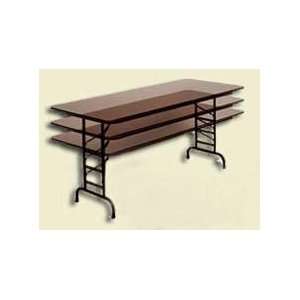  Correll 29 inch Standard Height Melamine Top Folding Table 