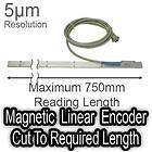 750mm magnetic linear encoder digital readout dro scale new location