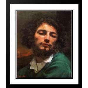  Courbet, Gustave 28x34 Framed and Double Matted Portrait 