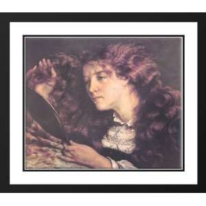 Courbet, Gustave 32x28 Framed and Double Matted Portrait of Jo, the 