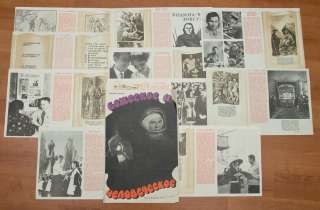 OLD POSTER SET USSR Soviet Russian ATEISM ATHEIST Space  