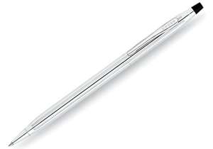 This slim, well balanced pen has a smooth, eye catching chrome finish 