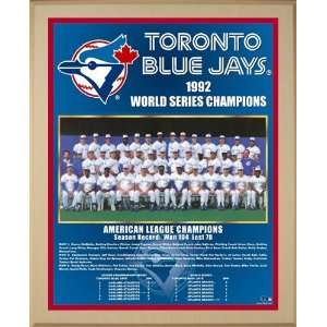 Toronto Blue Jays Large Healy Plaque   1992 World Series 