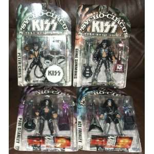  Kiss Psycho Circus Tour Edition Complete Set of 4 