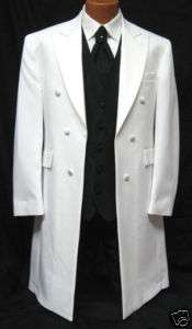 Andrew Fezza White Universe Tuxedo Jacket 40R Free Ship  