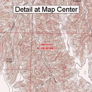 USGS Topographic Quadrangle Map   Culbertson, Nebraska (Folded 