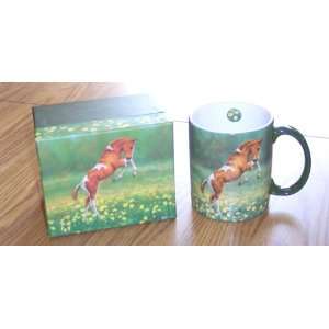  Ceramic Mug   Horse   Jump for Joy   Gift Boxed   Lang 