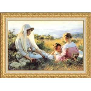   the Hill by Charles Courtney Curran   Framed Artwork