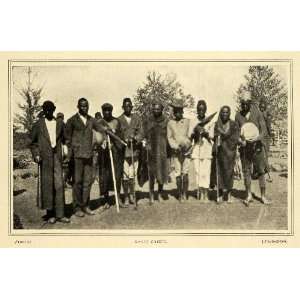  1908 Print Nandi Chief Tribe Kenya Africa Cultural Tribal 