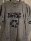 DUNDER MIFFLIN INC PAPER COMPANY from THE OFFICE TV Show Size L Gray T 