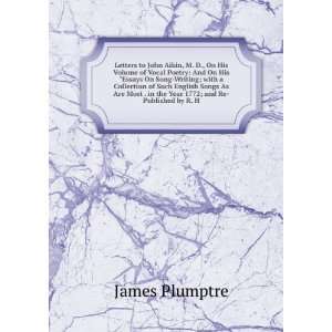   . in the Year 1772; and Re Published by R. H. James Plumptre Books