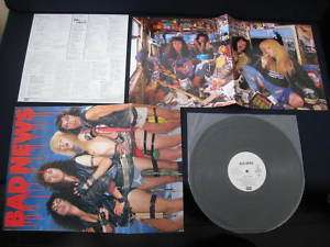 Bad News Japan Promo White Label Vinyl LP Queen Brian M  