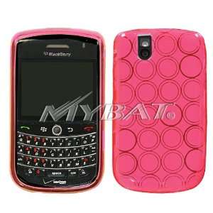  Blackberry Tour 9630 Pink Circle Candy Skin Cover Silicone 