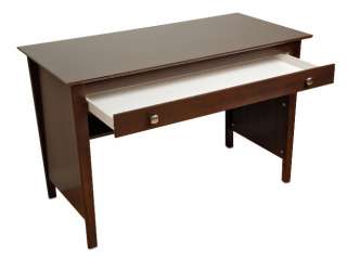 White Home Office Computer Work Study Desk w Drawer  