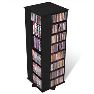Prepac 4 Sided Spinning Tower CD & DVD Media Storage 772398221137 