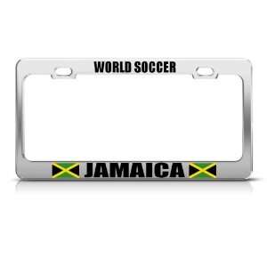  Jamaica Jamaican Flag Sport Soccer License Plate Frame 