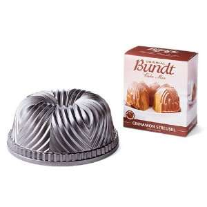   Nordicware Bavaria Bundt Cake Pan with Bonus Mix