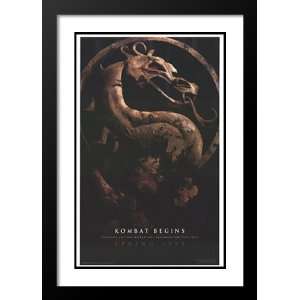  Mortal Kombat 32x45 Framed and Double Matted Movie Poster 
