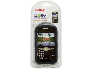 Cellet BlackBerry 8350i Black Jelly Case  