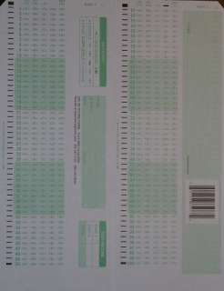 50 compatiable Scantron 882 E . 100 questions  