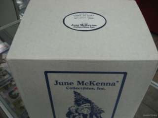 1990 June McKenna Santa Coming to Town #d /4000 COA w/ Original Box 