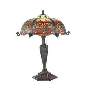   Tiffany Lamp 108027 21.5H Viking D&K Table Lamp