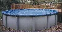 18 Rnd Swimming Pool Winter Cover 8yr with Closing Kit  