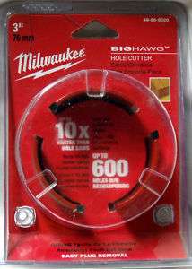 Milwaukee 49 56 9020 3 Big Hawg Hole Cutter  
