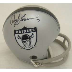 Darryl Lamonica Autographed Mini Helmet 