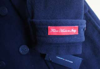 NEW Tommy Hilfiger Coat Wool Winter Jacket Black and Navy Colors 