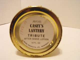 Avon 1959 Caseys Lantern Tribute After Shave Lotion Collectors Bottle 