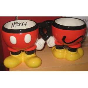 Disney Mickey Mouse Body Parts Ceramic Coffee Cup Mug  