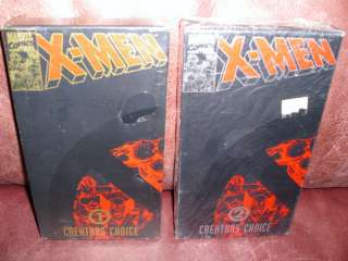 Vintage X Men Marvel Creators Choice VHS #1 & 2 MIP 93  