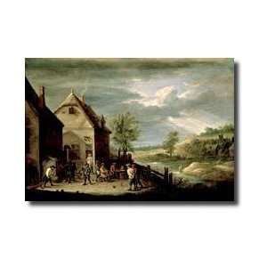  Peasants Playing Boules Giclee Print