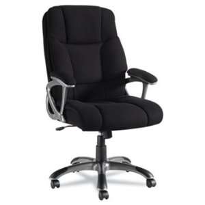  Theseus High Back Swivel/Tilt Chair, Black Recycled Fabric 