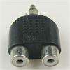 RCA Audio Splitter Plug Adapter 1 Male to 2 Female 9781  