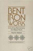 Bent Iron Work/Blacksmithing/forging/wrought iron/anvil  