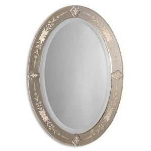  Uttermost Donna Antique Oval Wall Mirror