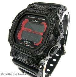 NEW MENS ICED OUT 3.0 CT DIAMOND SIMULATED TECHNO MASTER CASIO G SHOCK 