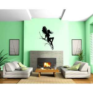   Girl with Butterfly Wings Decor Wall Mural Vinyl Decal Sticker M008