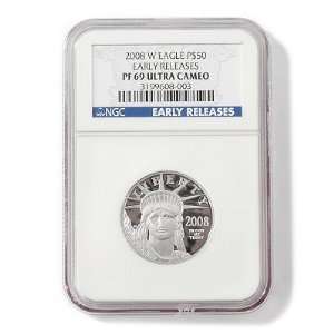   50 Platinum American Eagles PF69UC Early Release