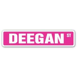  DEEGAN Street Sign name kids childrens room door bedroom 