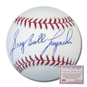   Luzinski Autographed Baseball with Bull Inscription